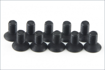 Flat Head Screw(Hex/M3x6/10pcs)