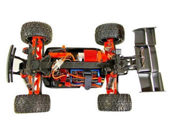 Радиоуправляемая трагги Remo Hobby S EVO-R UPGRADE (синяя) 4WD 2.4G 1/16 RTR