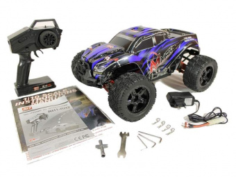 Радиоуправляемый монстр Remo Hobby MMAX Brushless UPGRADE (синий) 4WD 2.4G 1/10 RTR