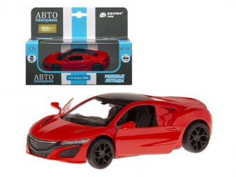 Машина ''АВТОПАНОРАМА'' Honda Acura NSX, красный, 1/38, инерция, в/к 17,5*12,5*6,5 см