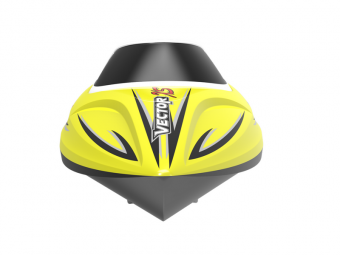 Радиоуправляемый катер Volantex RC 795-4 Vector XS желтый 2.4G RTR