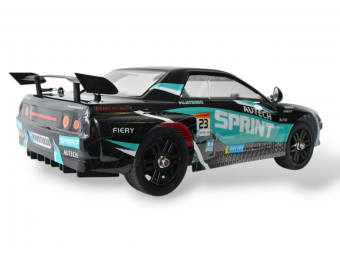 Радиоуправляемая машина для дрифта Remo Hobby RACING & DRIFT (черно-зеленая) 4WD 2.4G 1/14 RTR