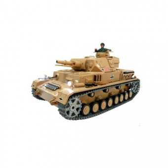 Радиоуправляемый танк Heng Long DAK Pz. Kpfw.IV Ausf. F-1 1:16 - 3858-1 PRO