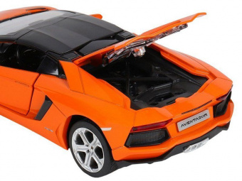 Машина ''АВТОПАНОРАМА'' Lamborghini Aventador Roadster, оранжевый, 1/24, в/к 24,5*12,5*10,5 см