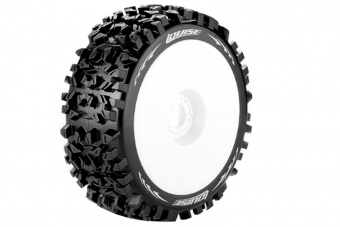 Колеса в сборе для автомоделей 1/8 BUGGY HEX 17mm (2шт)