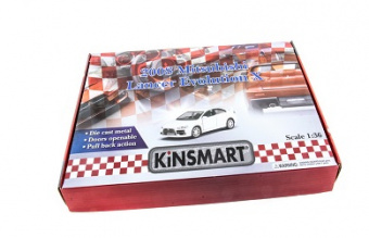Инерционная модель-копия Kinsmart Mitsubishi Lancer Evolution 1:36