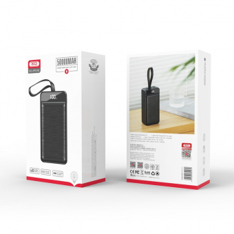 Power Bank с быстрой зарядкой и встроенным фонариком PD20W/QC22.5W 60 000 mAh PR159
