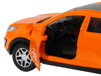 Машина ''АВТОПАНОРАМА'' KIA SPORTAGE R, оранжевый, 1/39, инерция, в/к 17,5*12,5*6,5 см