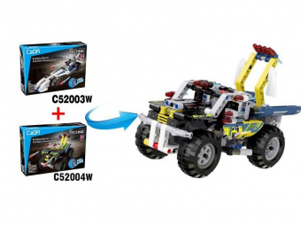 Конструктор CaDA Technic сверхзвуковой гоночный драгстер совместим с C52004W, инерция (144 дет.)