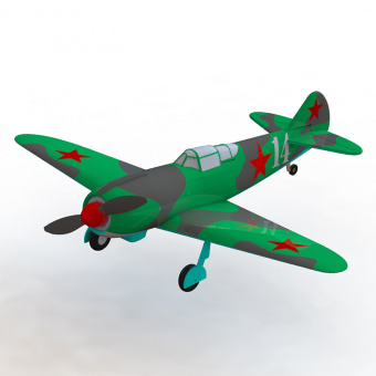 Резиномоторная модель "Ла-5ФН"