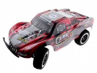 Радиоуправляемый шорт-корс Remo Hobby 9EMU Brushless (красный) 4WD 2.4G 1/8 RTR
