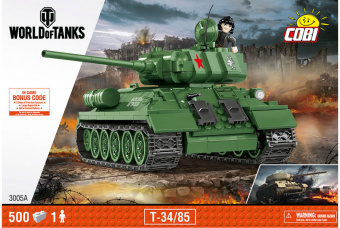Конструктор COBI Танк T-34/85 COBI-3005A