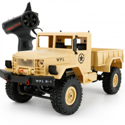 Р/У машина WPL военный грузовик (серый) 1/16+акб 2.4G RTR