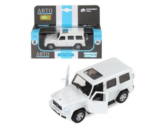 Машина ''АВТОПАНОРАМА'' Mercedes-Benz G350d, белый, 1/42, инерция, в/к 17,5*12,5*6,5 см