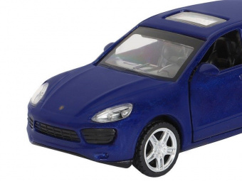 Машина ''АВТОПАНОРАМА'' Porsche Cayenne S, синий перламутр, 1/43, инерция, в/к 17,5*12,5*6,5 см