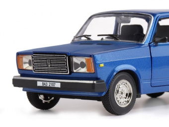 Машина ''АВТОПАНОРАМА'' ВАЗ 2107, 1/24, синий, инерция, в/к 24,5x12,5x10,5 см
