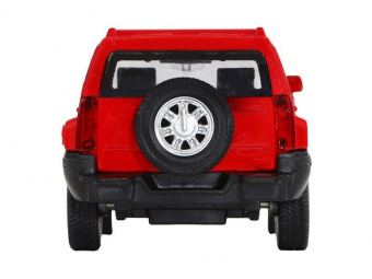 Машина АВТОПАНОРАМА Hummer H3, красный, 1/43, инерция, в/к 17,5*12,5*6,5 см