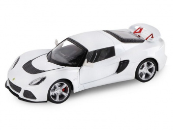Машина ''АВТОПАНОРАМА'' Lotus Exige S, белый, 1/22, свет, звук, в/к 24,5*12,5*10,5 см