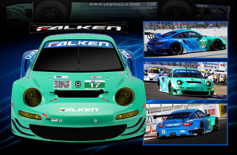 Радиоуправляемые автомобиль HPI 1:10 Sprint 2 Sport Porsche 911 GT3 Falken 4WD 2.4 Ghz, электро, RTR