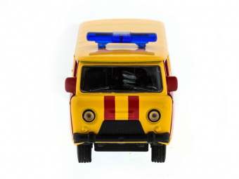 Машина ''АВТОПАНОРАМА'' инерц. УАЗ (аварийная) 1/50, в/к 12*7*5,5 см