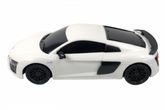 Машинка па пульте управления Audi R8 (1:24, свет фар) Белая