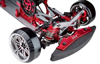 FS-01D 1/10 Scale Front Motor 4WD Electric Drift Car KIT (red)