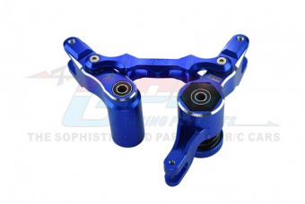 Передний рулевой механизм GPM Racing Aluminium 7075-T6 (78086-4), синий для Traxxas XRT