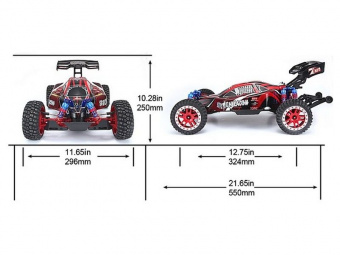 Радиоуправляемая багги Remo Hobby Scorpion Brushless (синяя) 4WD 2.4G 1/8 RTR