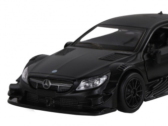 Машина ''АВТОПАНОРАМА'' Mercedes-AMG C 63 DTM, черный матовый, 1/43, инерция, в/к 17,5*12,5*6,5 см
