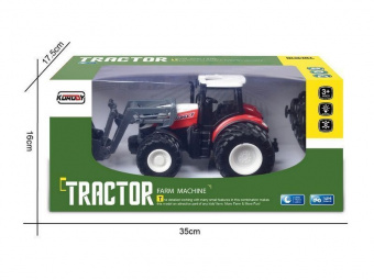 Р/У фермерский трактор Korody с отвалом, двойные колеса 1/24 2.4G 6CH RTR