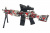 Пулемет M249 Mini стреляющий орбизами Красный