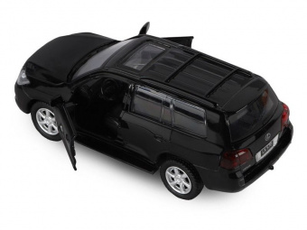 Машина ''АВТОПАНОРАМА'' Lexus LX570, черный, 1/43, инерция, в/к 17,5*12,5*6,5 см