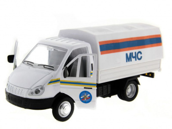 Машина ''АВТОПАНОРАМА'' ''ГАЗель'' (МЧС) 1/28, в/к 24*14*12 см