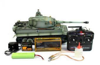 Радиоуправляемый танк Taigen 1:16 German Tiger 1 (ранняя версия, full metal) 2.4 Ghz (ИК)