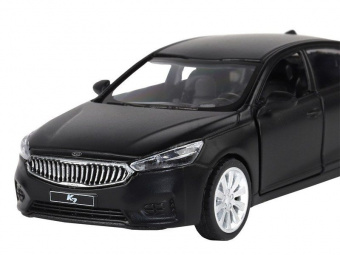 Машина ''АВТОПАНОРАМА'' KIA K7, черный, 1/41, инерция, в/к 17,5*12,5*6,5 см