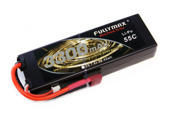 Аккумулятор LiPo Fullymax 7.4V 3300мАч 55C (в корпусе)