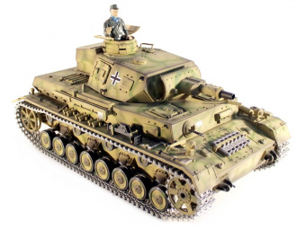 Радиоуправляемый танк Taigen 1:16 Dak PZ.Kpfw. IV Ausf. F-1 Pro 2.4 Ghz (пневмо)
