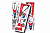 Multiplex наклейки для Decal Acromaster Pro, blue-red