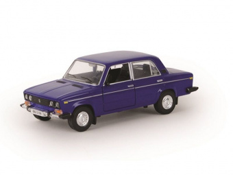 Машина ''АВТОПАНОРАМА'' ВАЗ 2106 красная,1/22, инерция, Pull Bаck механизм, в/к 10*12*22 cм