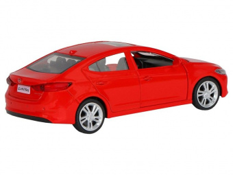 Машина ''АВТОПАНОРАМА'' HYUNDAI ELANTRA, красный, 1/40, инерция, в/к 17,5*12,5*6,5 см