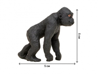 Набор фигурок животных MASAI MARA MM201-003 серии Мир диких животных: Семья горилл, 4 пр.