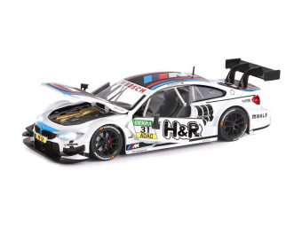 Машина ''АВТОПАНОРАМА'' BMW M4, белый, 1/24, свет, звук, в/к 24,5*12,5*10,5 см