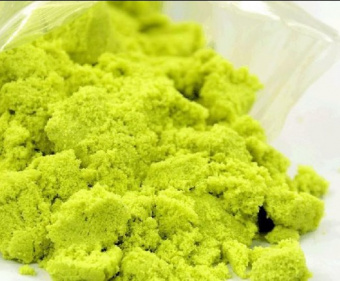 Набор игровой для лепки кинетический песок 0,5кг Светло Зелёный (MS-500G Light green)