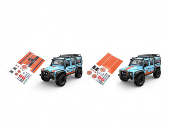 Радиоуправляемый краулер MJX Hyper Go H8H Refreshed Edition (голубой) Brushless 4WD 2.4G LED 1/8