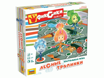 Настольная игра ZVEZDA ''Фиксики. Лесные тропинки'', детская ходилка для 2-4 человек