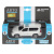 Машина АВТОПАНОРАМА Land Cruiser Prado, белый, 1/42, инерция, откр. двери, в/к 17,5*12,5*6,5 см