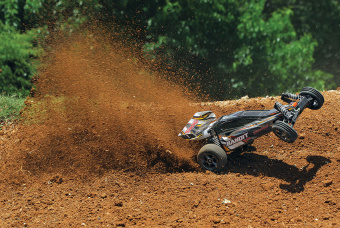 Радиоуправляемая багги TRAXXAS Bandit VXL 1:10 Brushless 2WD RTR Зеленая