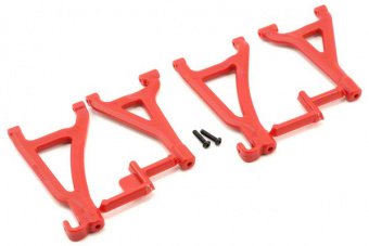 Mini E-Revo Front A-arms - Red