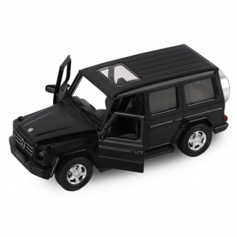 Машина АВТОПАНОРАМА Mercedes-Benz G350d, черный, 1/42, инерция, откр. двери, в/к 17,5*12,5*6,5 см