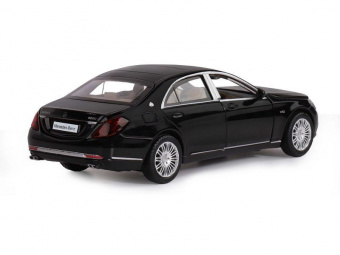Машина ''АВТОПАНОРАМА'' Mercedes-Benz S600, черный, 1/32, свет, звук, инерция, в/к 17,5*13,5*9 см